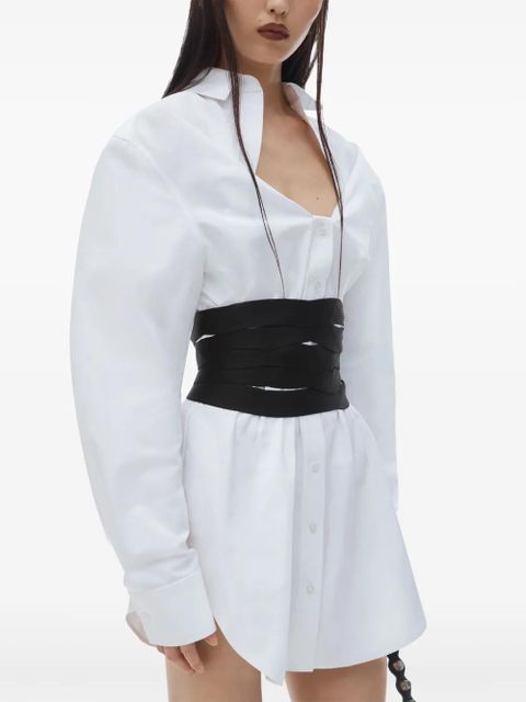 Alexander Wang Deconstructed mini dress - White