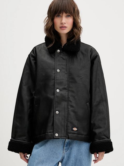 Dickies kurtka kolor czarny przejściowa oversize DK0A87OM - zdjęcie produktu nr 1