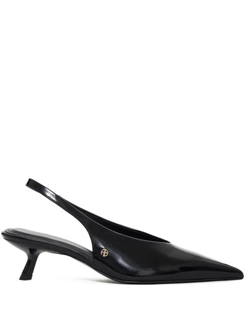 ANINE BING 50mm Hilda slingback pointed-toe pumps - Black - zdjęcie produktu nr 1