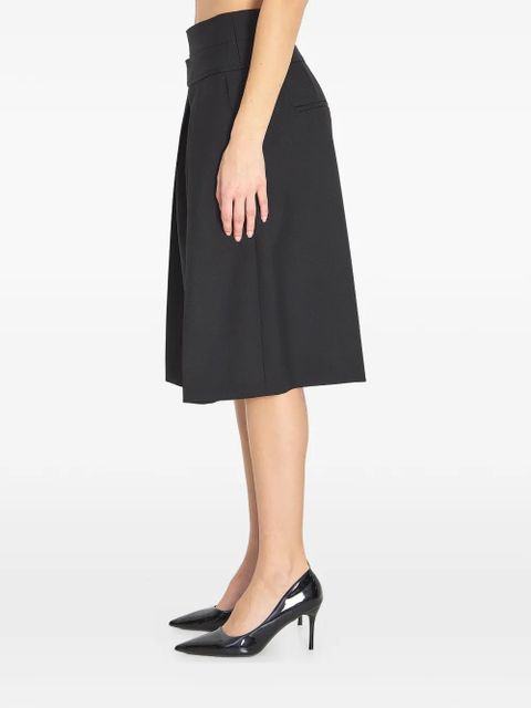 Chloé double-belt pleated shorts - Black - zdjęcie produktu nr 1