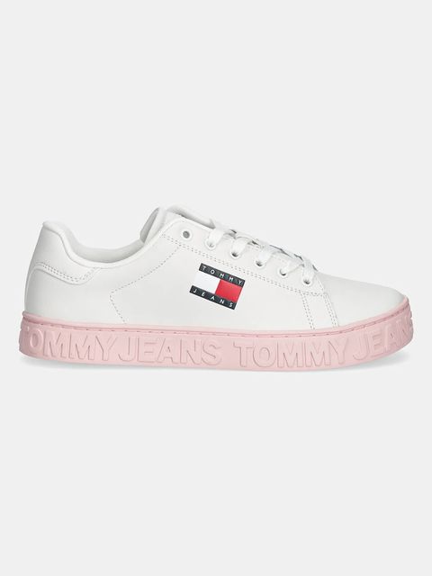 Tommy Jeans sneakersy skórzane TJW LOGO SNEAKER ESS