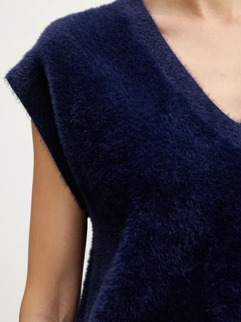 Morgan kamizelka damski kolor granatowy MCATHY