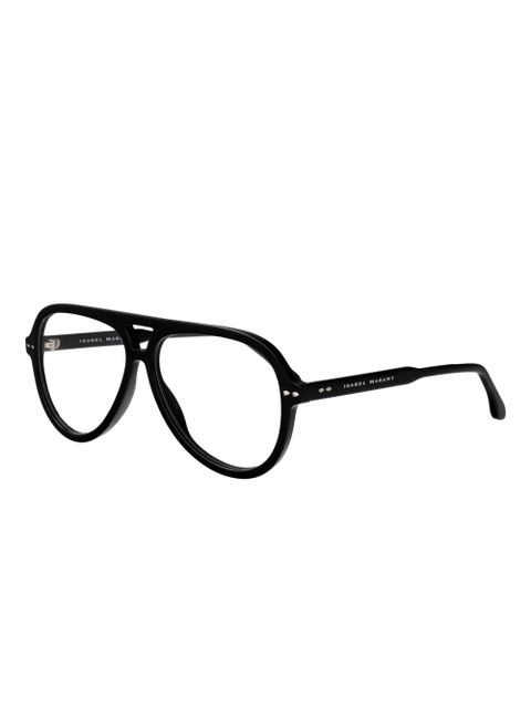 Isabel Marant Eyewear pilot-frame glasses - Black
