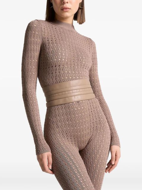 Manière De Voir Chantal detachable-belt jumpsuit - Neutrals - zdjęcie produktu nr 1