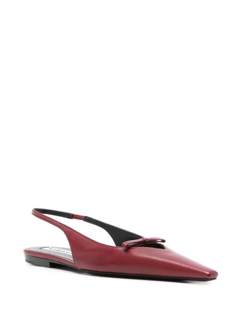 Victoria Beckham slingback pointed-toe pumps - Red - zdjęcie produktu nr 2