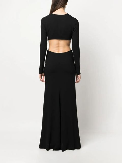 Blumarine cut-out panel dress - Black