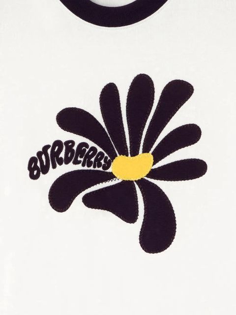 Burberry daisy cotton T-shirt - White