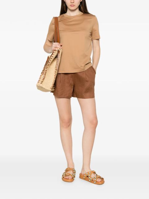 MC2 Saint Barth Amani pleated shorts - Brown - zdjęcie produktu nr 2