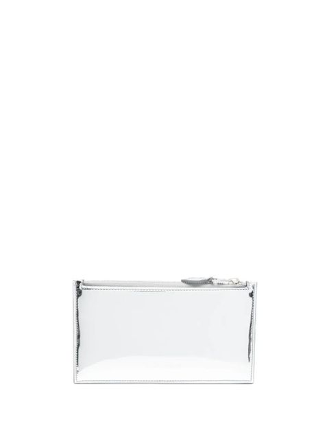 Alexander McQueen Skull metallic card-holder - Silver - zdjęcie produktu nr 2