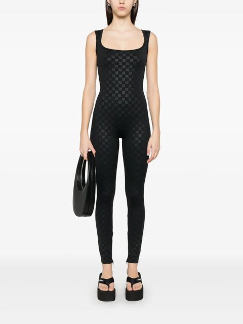 MISBHV monogram-print jumpsuit - Black - zdjęcie produktu nr 2