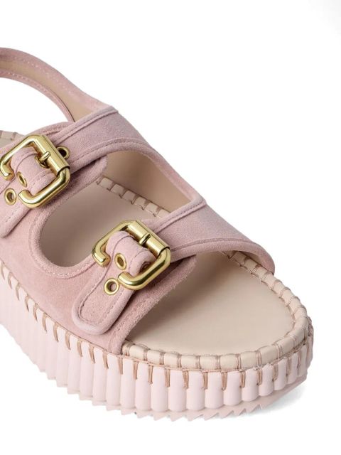 Chloé buckle-strap sandals - Pink