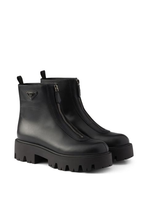 Prada zipped ankle boots - Black - zdjęcie produktu nr 2