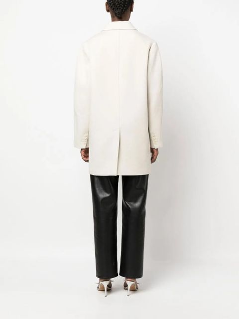 ISABEL MARANT Jilinka single-breasted coat - Neutrals