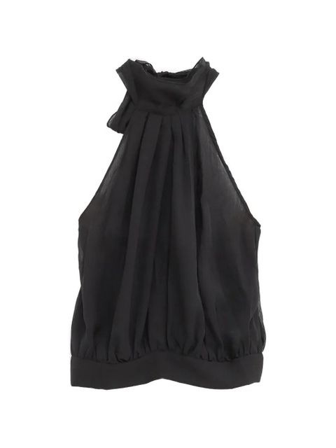 Gimaguas Boa halter-neck top - Black - zdjęcie produktu nr 1