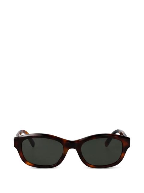 Saint Laurent Eyewear rectangle-frame sunglasses - Brown - zdjęcie produktu nr 1