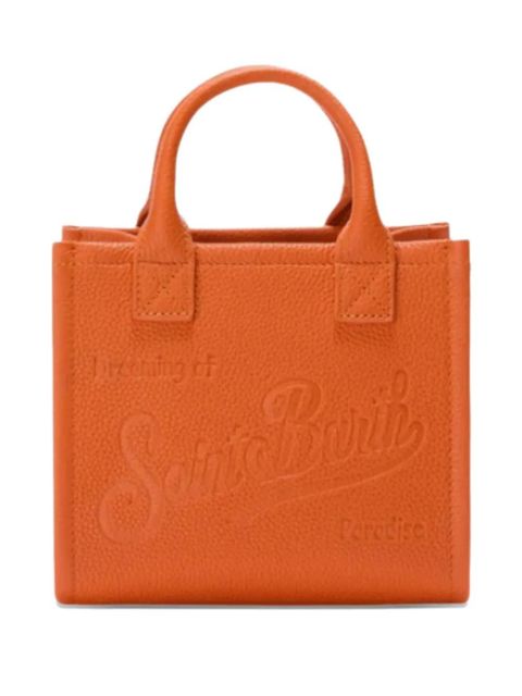 MC2 Saint Barth mini embossed-logo tote bag - Orange - zdjęcie produktu nr 1