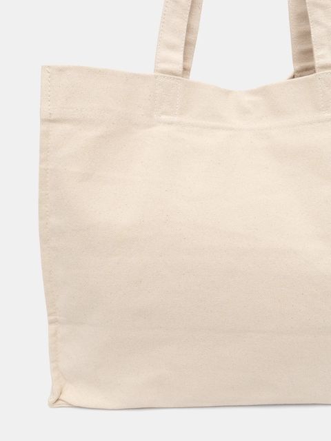 Karl Lagerfeld Jeans torba bawełniana kolor beżowy A1W50002 - zdjęcie produktu nr 2