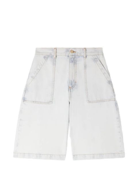 SANDRO faded denim shorts - Blue - zdjęcie produktu nr 1