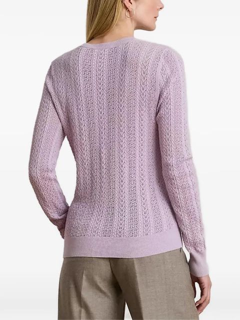 Lauren Ralph Lauren textured sweater - Purple