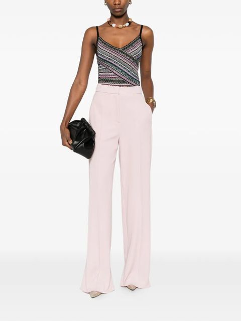 Missoni striped wrap tank top - Purple - zdjęcie produktu nr 2