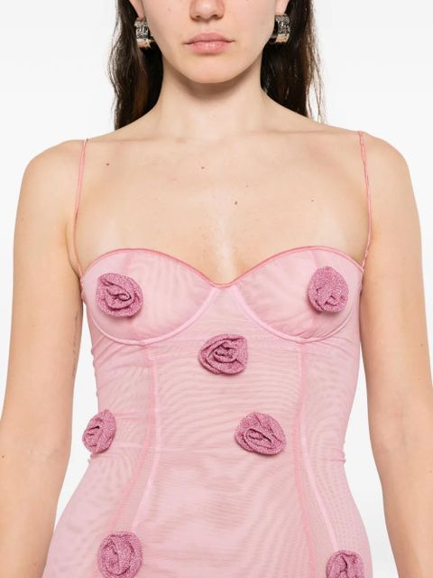 Oséree rose balconette mini dress - Pink