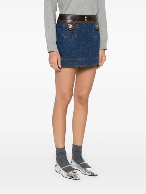 SANDRO denim mini skirt - Blue - zdjęcie produktu nr 2