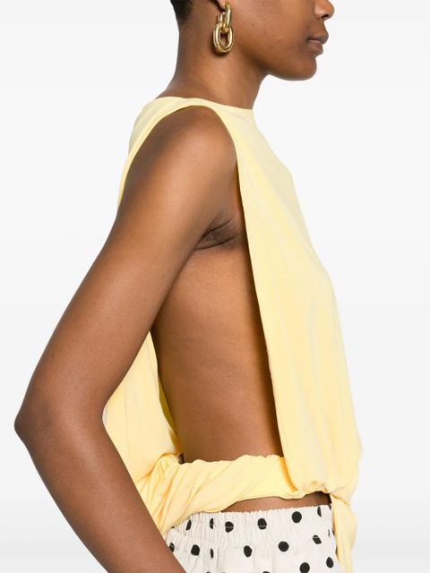 Jacquemus Le Haute Peplo top - Yellow