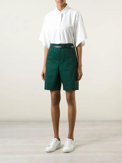 Golden Goose 'Kate' belted shorts - Green