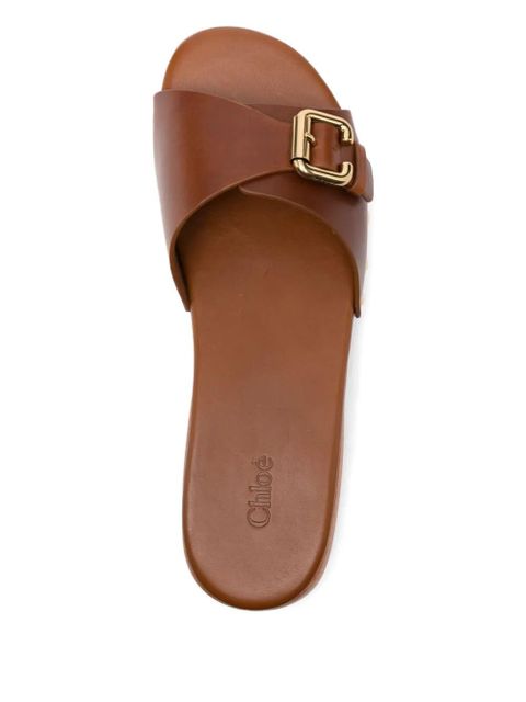Chloé 40mm Jeanette slip-on sandals - Brown