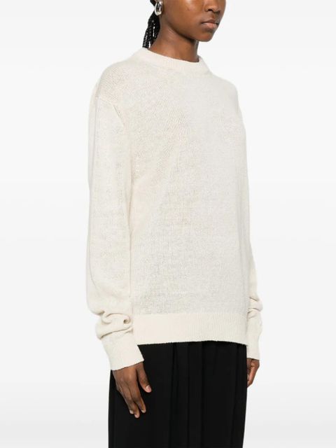 Jil Sander cre-neck sweater - Neutrals