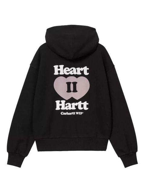 Carhartt WIP heart-logo hoodie - Black