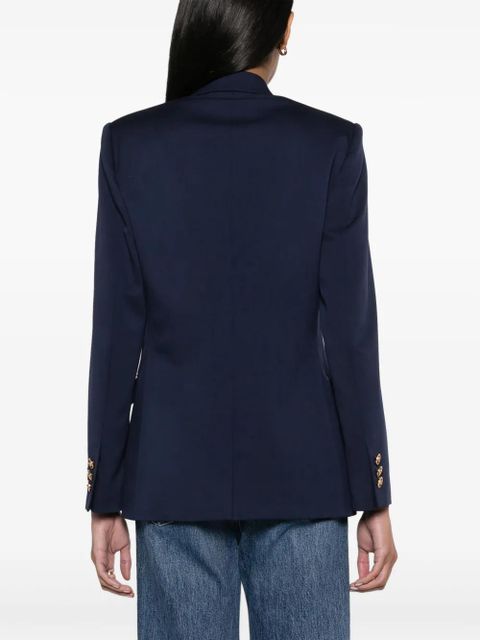 Versace Medusa Head-buttons wool blazer - Blue