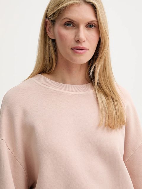 G-Star bluza bawełniana damska kolor różowy gładka D26361-D993