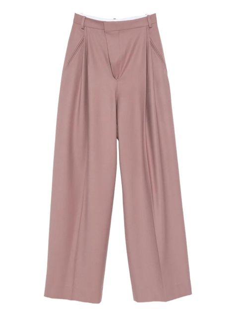 Victoria Beckham pleated tailored trousers - Pink - zdjęcie produktu nr 1