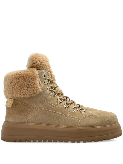 BOGNER lace-up shearling boots - Neutrals - zdjęcie produktu nr 1