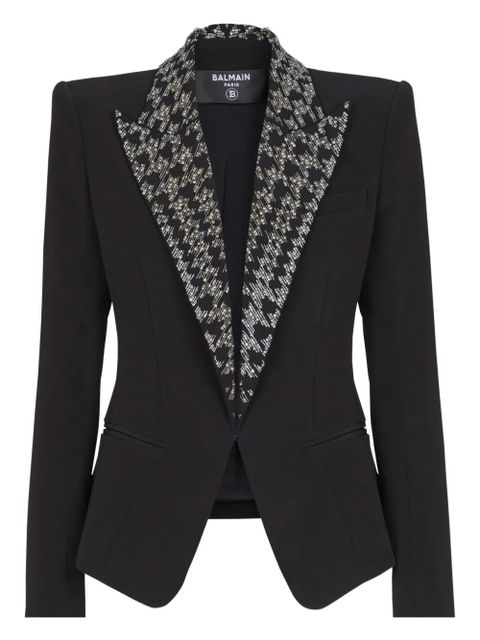 Balmain embroidered button blazer - Black - zdjęcie produktu nr 1