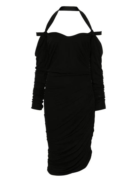 The Attico halterneck mini dress - Black - zdjęcie produktu nr 1
