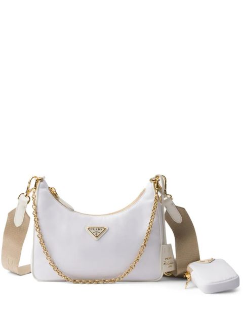 Prada Re-Edition 2005 Re-Nylon shoulder bag - White - zdjęcie produktu nr 1