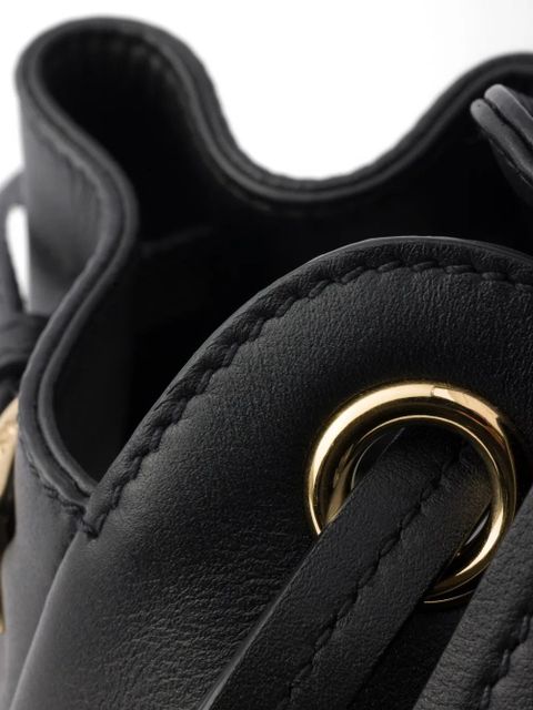 Prada Carry medium leather shoulder bag - Black