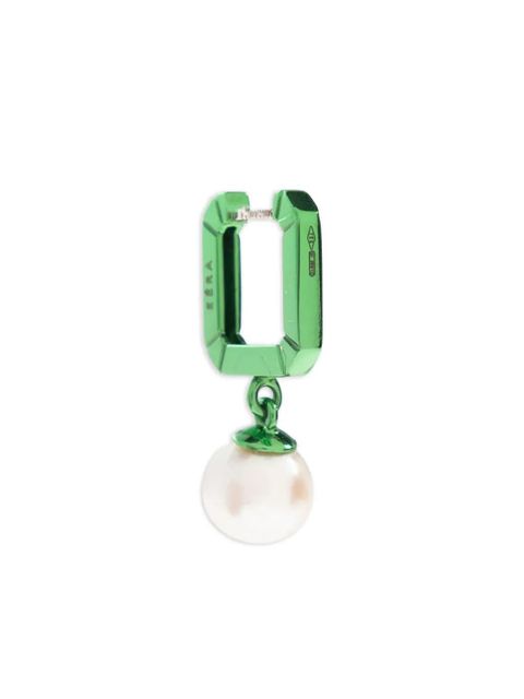 EÉRA pearl-detailing single earring - Green - zdjęcie produktu nr 1