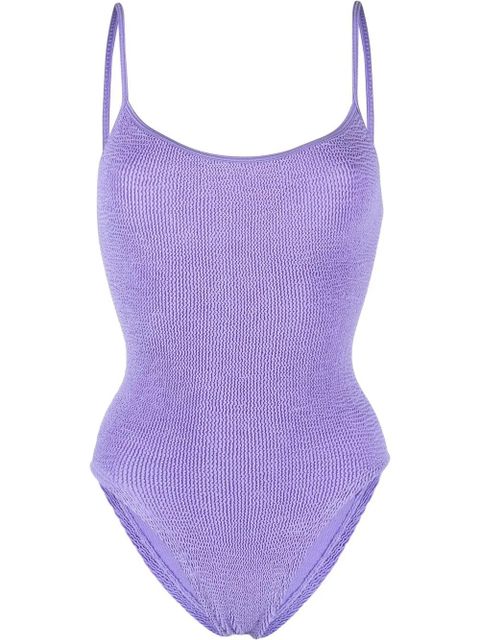 Hunza G Pamela crinkle swimsuit - Purple - zdjęcie produktu nr 1