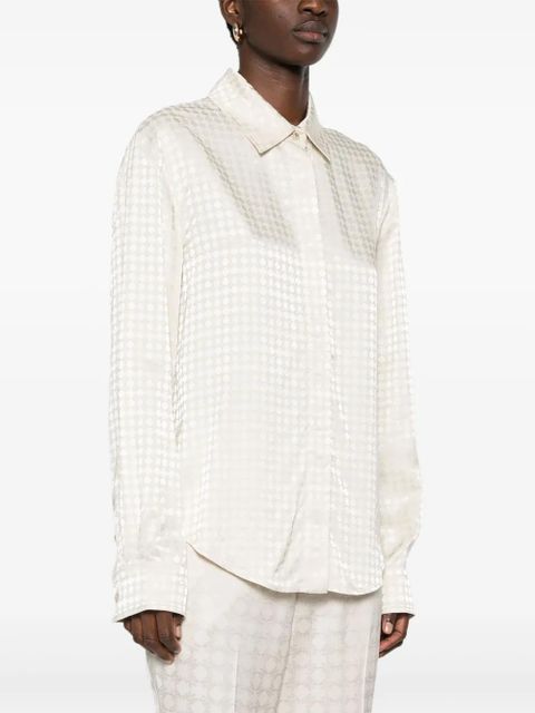 AMIRI MA-monogram shirt - Neutrals