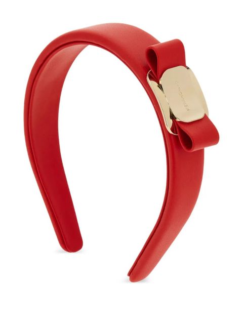 Ferragamo vara plate bow headband - Red - zdjęcie produktu nr 1