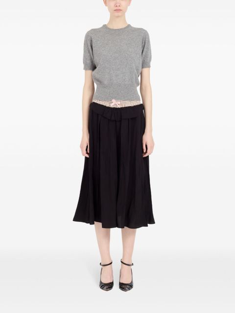 Maison Margiela crew-neck virgin wool jumper - Grey - zdjęcie produktu nr 2