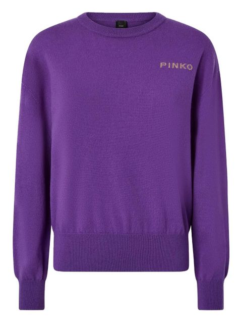 PINKO Love Birds sweater - Purple - zdjęcie produktu nr 1