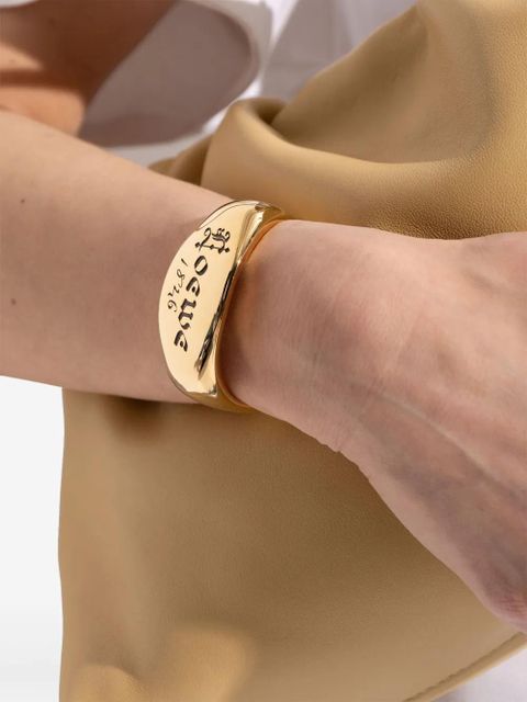 LOEWE logo-engraved bracelet - Gold