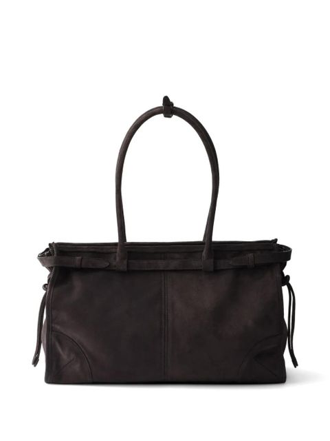 Prada large Bonnie tote bag - Brown