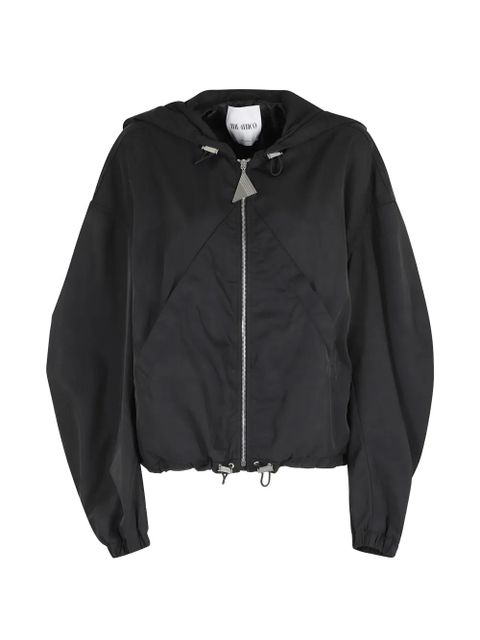 The Attico zip-up bomber jacket - Black - zdjęcie produktu nr 1