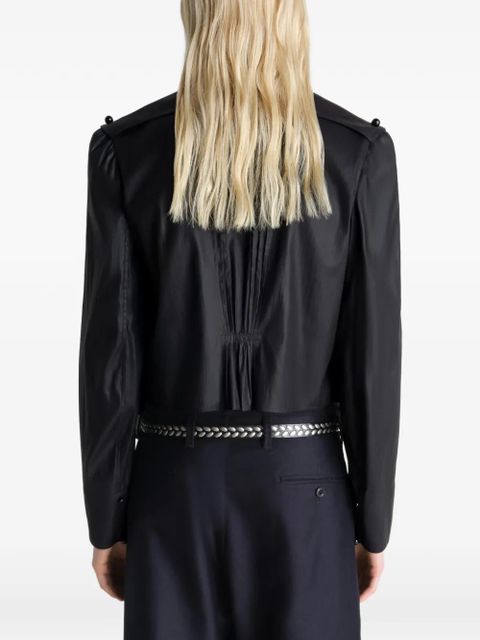 LEMAIRE pleated blouse - Black