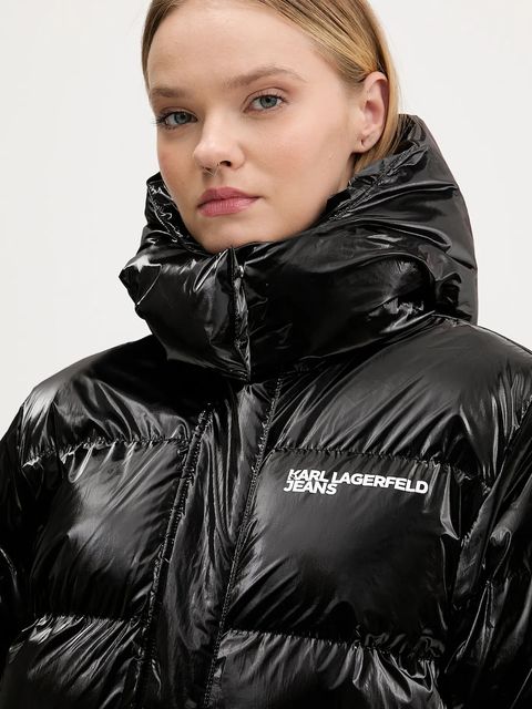 Karl Lagerfeld Jeans kurtka kolor czarny zimowa A4W15059